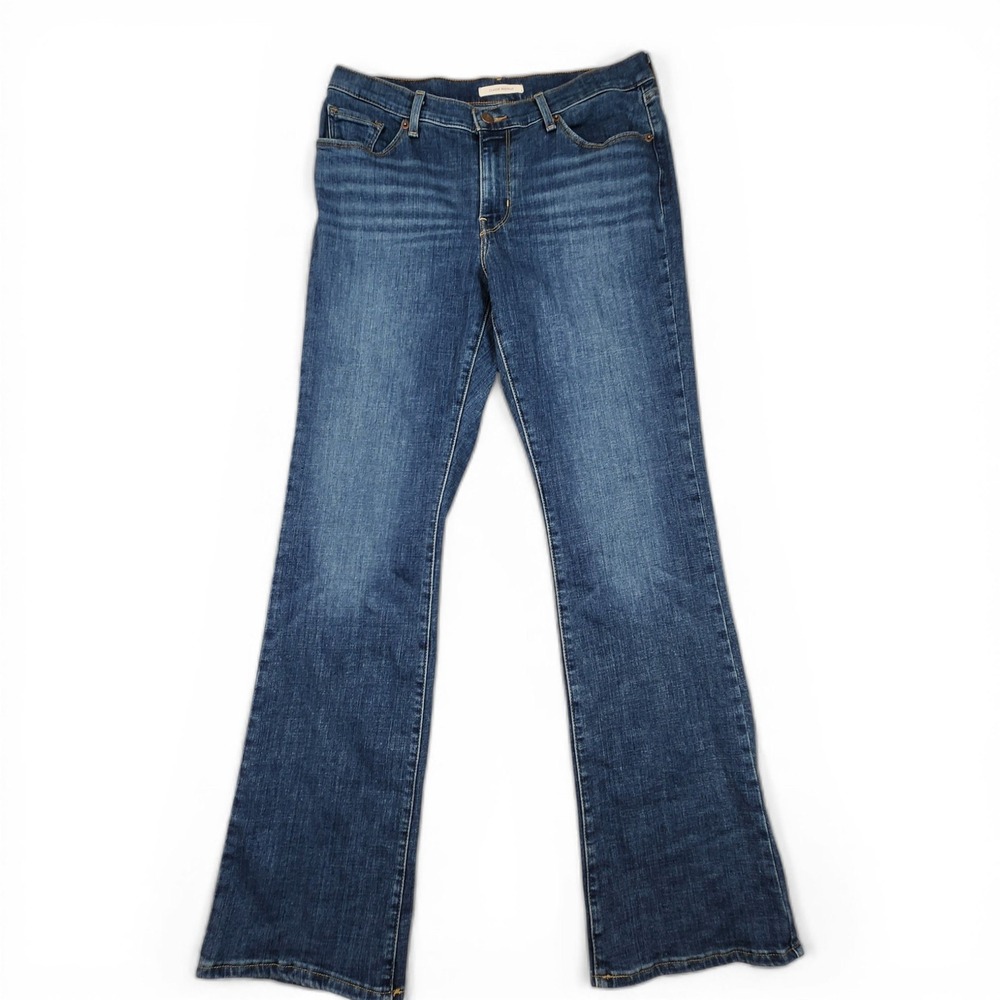 Levi Strauss Classic Bootcut Jeans Womens 8 29x32 (Fits as 29x30.5) Blue Stretch